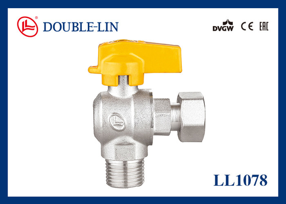 Erkek X Döner Dişi Düğüm M1/2"x F3/4" Gaz hattı top valfi