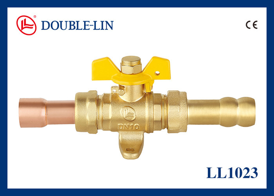 Yüksek yoğunluklu dövme 16mm X 16mm T El gaz valfi
