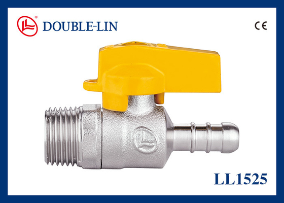 Erkek X hortum bağlantısı 1/2 "X 11mm Bakır Gaz Top Valfi