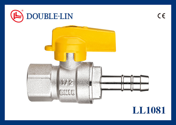 Dişi x Hortum Bağlantısı 1/2"x15mm Pirinç Gaz Vanaları