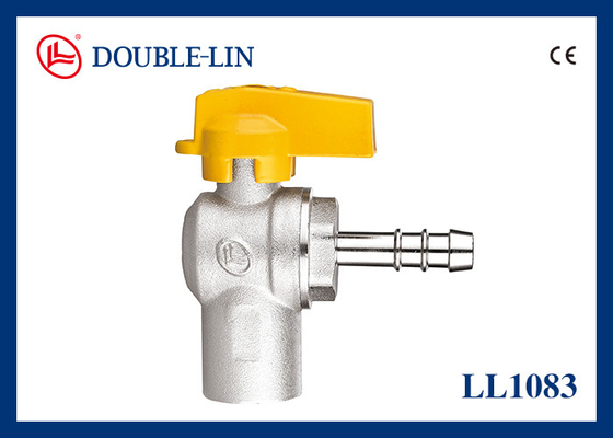 Kadın X hortum bağlantısı PTFE mühürlemiş tunç gaz vanaları
