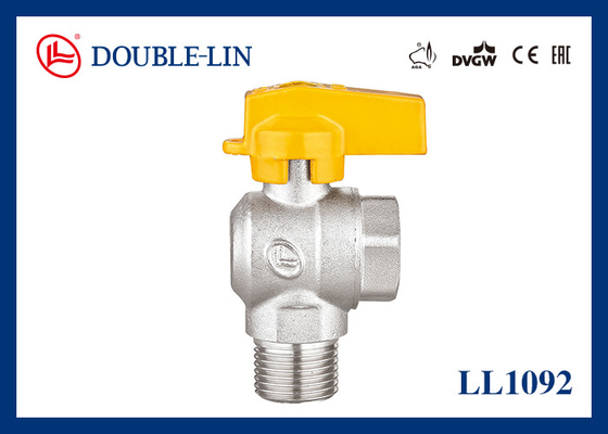 M3/4" x F3/4" Erkek x Dişi EN331 Bakır Gaz Valfları