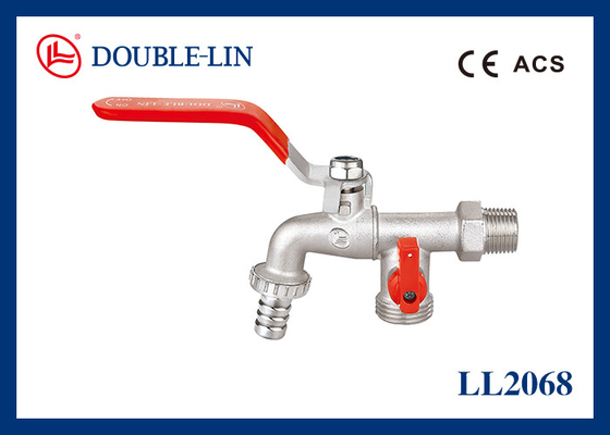 Çamaşır makinesi 1/2 "x 3/4" x 3/4" Bakır Bibcocks