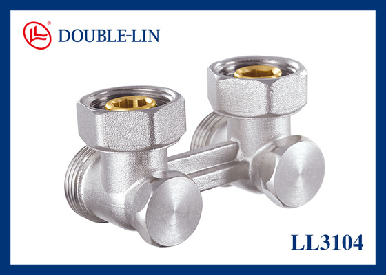 F3/4' X M3/4" açılı iki boru valfleri ISO228 iplik