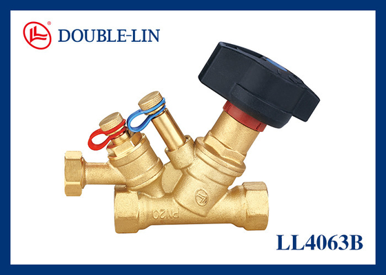 20 Bar ISO228 Dişli HBP 57-3 Pirinç Dengeleme Vanası