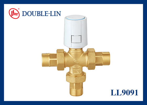 Brass Motorlu Üç Yolu Diverter Valf 3/4 Inch ISO228 Fil