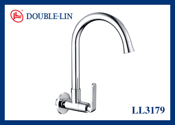 Duvar Tipi Tek Yönlü Lavabo Bataryası, NBR Conta Malzemesi ve 1/2" Boyut