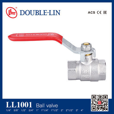 1/4" - 4" PN25 Bakır Top Valfları Kadın x Kadın Bağlantı
