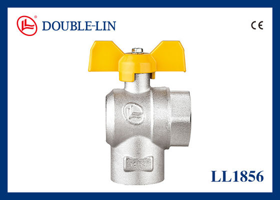 5 Bar Dişi X Dişi F1" X F1" Pirinç Gaz Vanaları