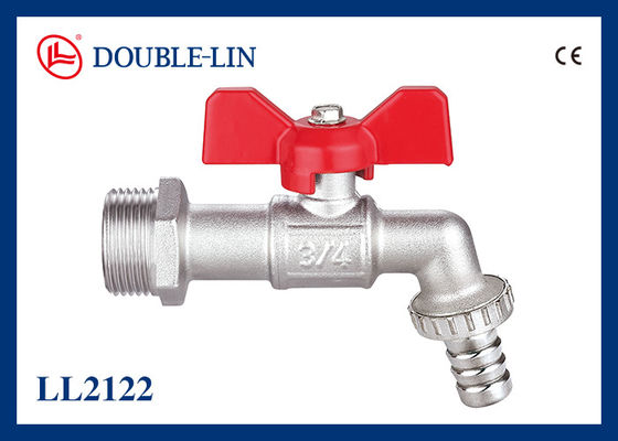 Paslanmaz Çelik 304 Çıkış 3/4" x 3/4" Pirinç Musluk