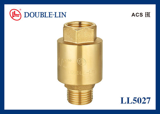 NBR Conta 1/2" Dişi X Erkek Pirinç Yaylı Çekvalfler