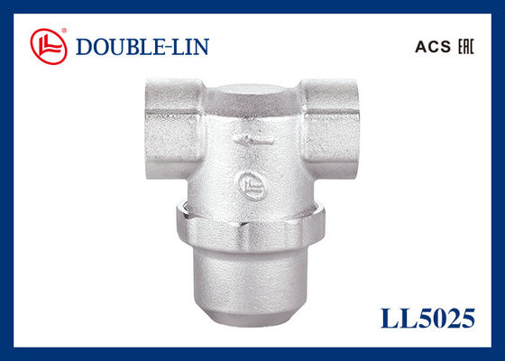 ISO228 Dişi Dişi 1/2" Pirinç T Süzgeç