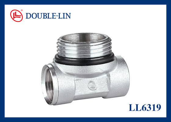 F1/2"×F1"×F1/2" Su Dişi T Tesisat Bağlantısı