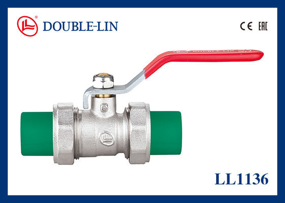 PTFE Koltuk PPR Soket 20 Bar DN90 Bakır Top Valfları