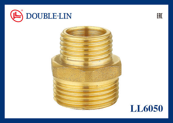 BS 2779 1" x 7/8" Erkek x Erkek Pirinç Redüksiyon Nipel