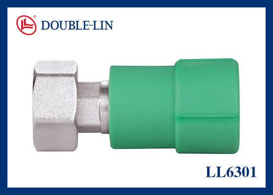 1/2" x 20mm Pirinç Düz Rakor Gevşek Somunlu