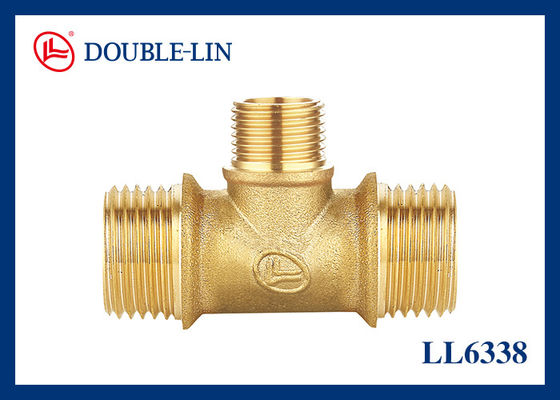 BS2779 Erkek X Erkek X Erkek 1/2" Pirinç Redüktörlü Tee