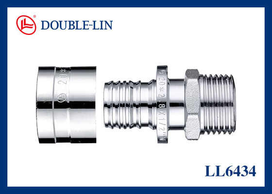 OEM Bakır Erkek Düz Birlik 16 × M3 / 4 "Pex Boru Fittings