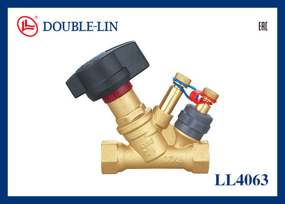 20 Bar ISO228 Dişli HBP 57-3 Pirinç Dengeleme Vanası