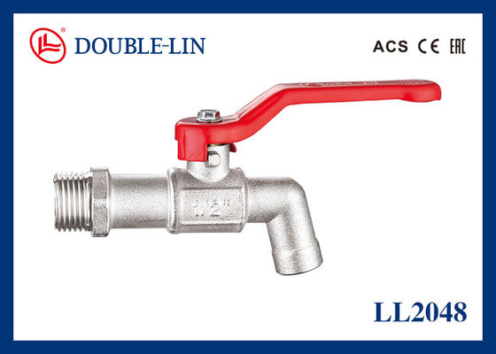 1/2 " * 3/4 " Bakır Bib Cock Alüminyum Yakalama PTFE Mühür