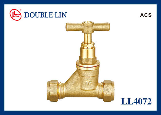 Dişli ISO228 15mm Musluk Vanası Dövme ​Pirinç Sızdırmaz