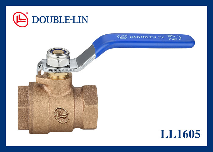 1/2 "den 4 "ye kadar bronz top valfi Bsp / Npt Dövenli vücut kapağı tam delikli patlama kanıtı