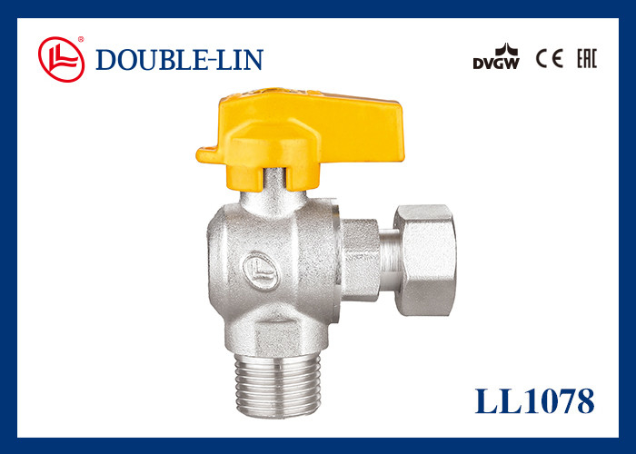 Erkek X Döner Dişi Düğüm M1/2"x F3/4" Gaz hattı top valfi