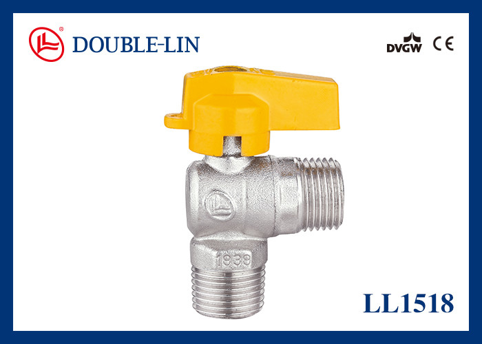 Sızıntı Yok Erkek X Erkek 1/2" X 1/2" EAC Bakır Gaz Valfleri