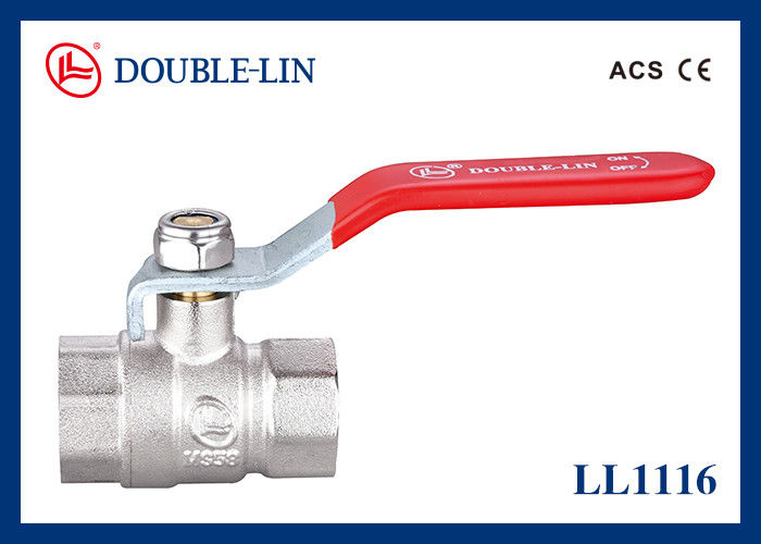 1/2 " - 4 " Dişi X Dişi 16 Bar Pirinç Küresel Vana Düz Kolu
